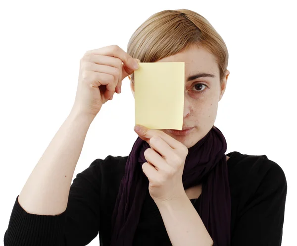 Mujer y colóquelo —  Fotos de Stock