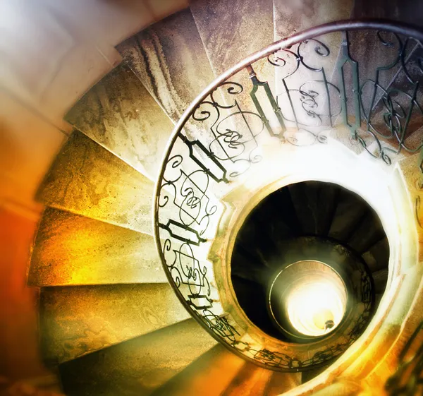 Spiral staircas — Stock Photo, Image