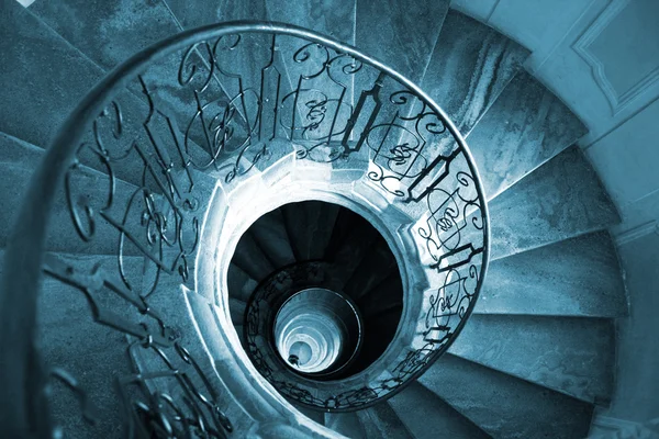 나선형 staircas — 스톡 사진