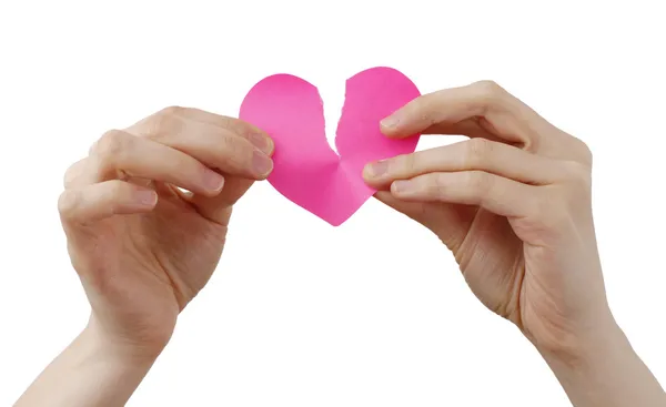 Heart shape Posst It — Stock Photo, Image