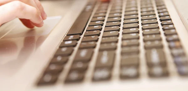 Laptop keyboard — Stock Photo, Image