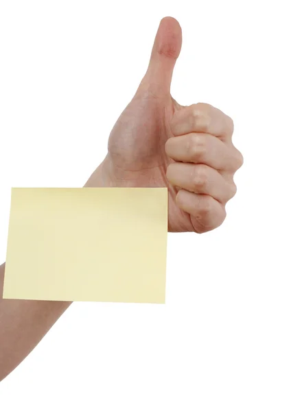 One Post it — Stock Photo, Image