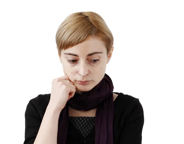 Depressed young woman — Stock Photo, Image