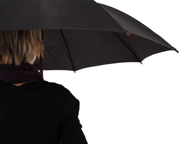 Woman with umbrella — Stock Photo, Image