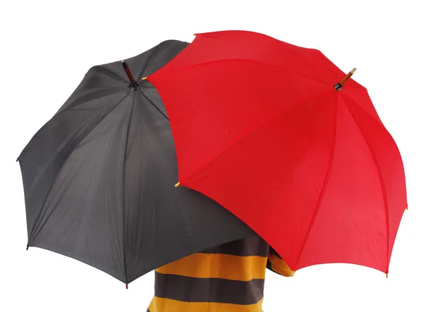 Paar mit Regenschirm — Stockfoto