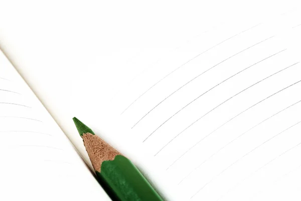 Pencil and agenda — Stock Photo, Image