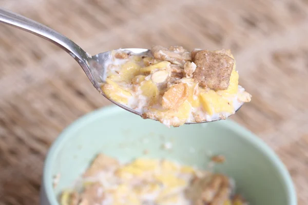 Crunchy breakfast cereals. — Stock Photo, Image