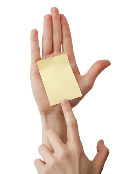 One Post it — Stock Photo, Image