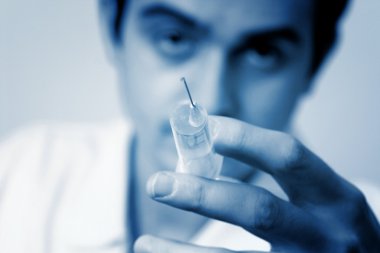 genç bir doktor portresi!