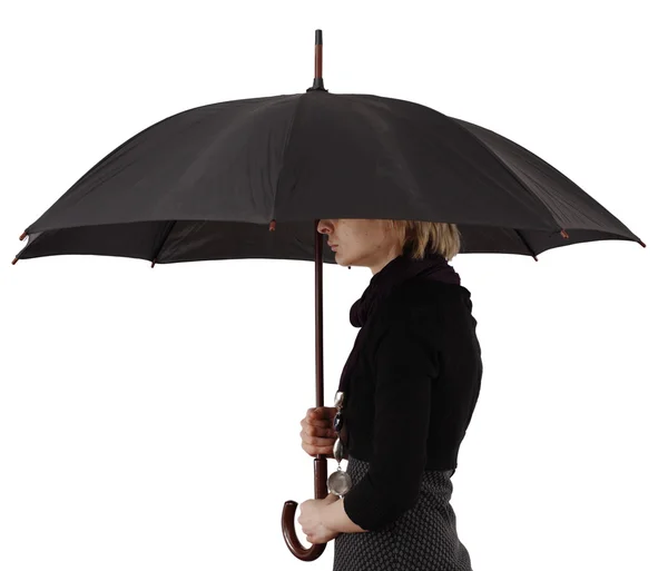 Mujer con paraguas — Foto de Stock