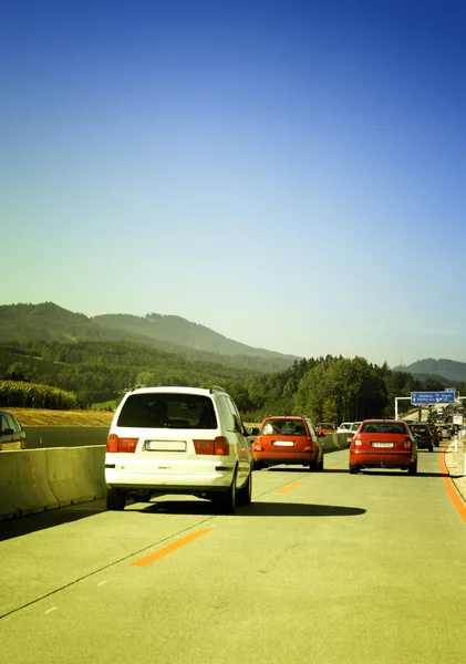 Car on the road — Stock Photo, Image