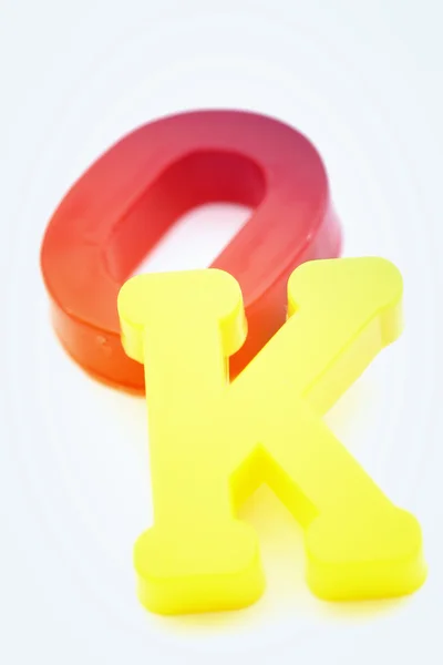 Close-up of letters — Stock Photo, Image