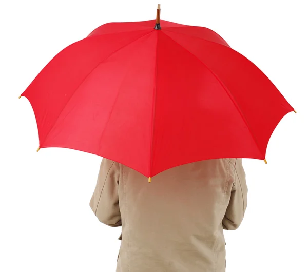 Man with umbrella — Stock Photo, Image