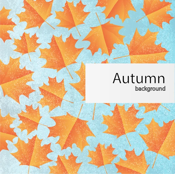 秋のレトロな背景 — ストックベクタ