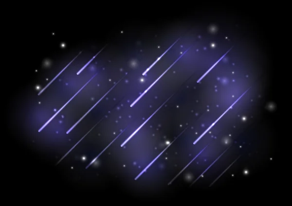 Метеори — стоковий вектор