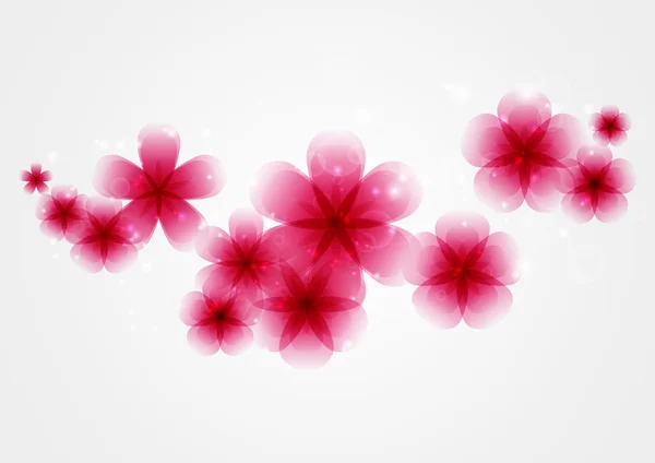 Flores rosadas — Archivo Imágenes Vectoriales