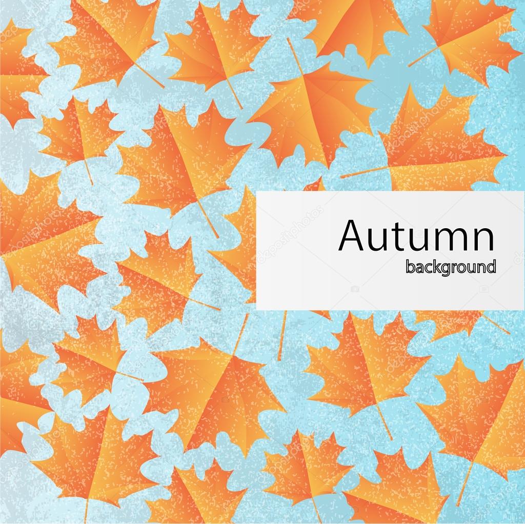 Autumn retro background