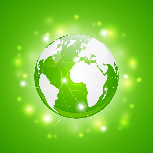 Groene wereld — Stockvector