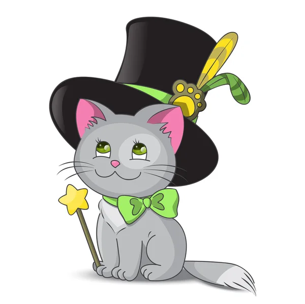 Волшебная кошка — стоковый вектор