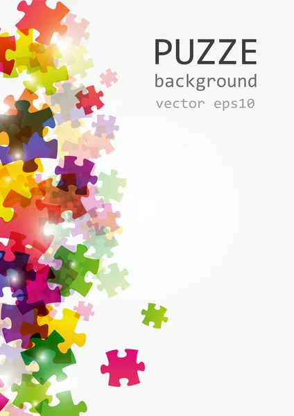 Puzzle renkli arka planı