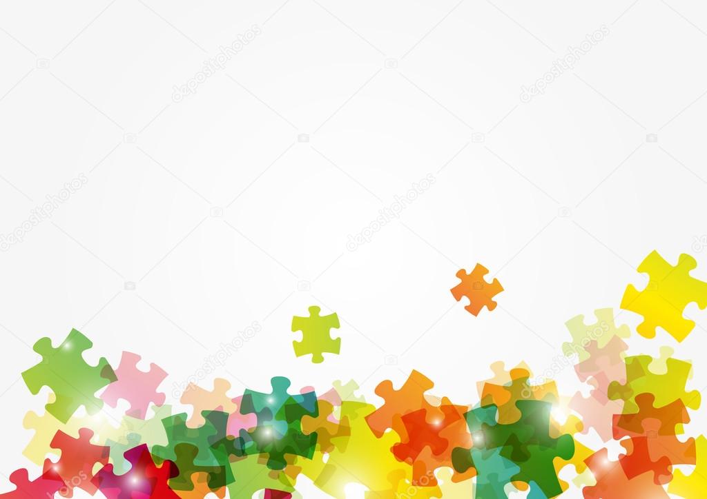 Puzzle color background