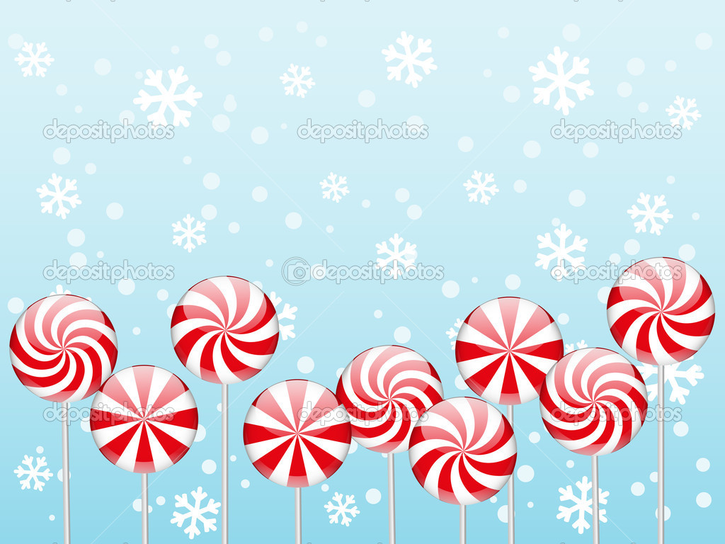 christmas candy border clipart