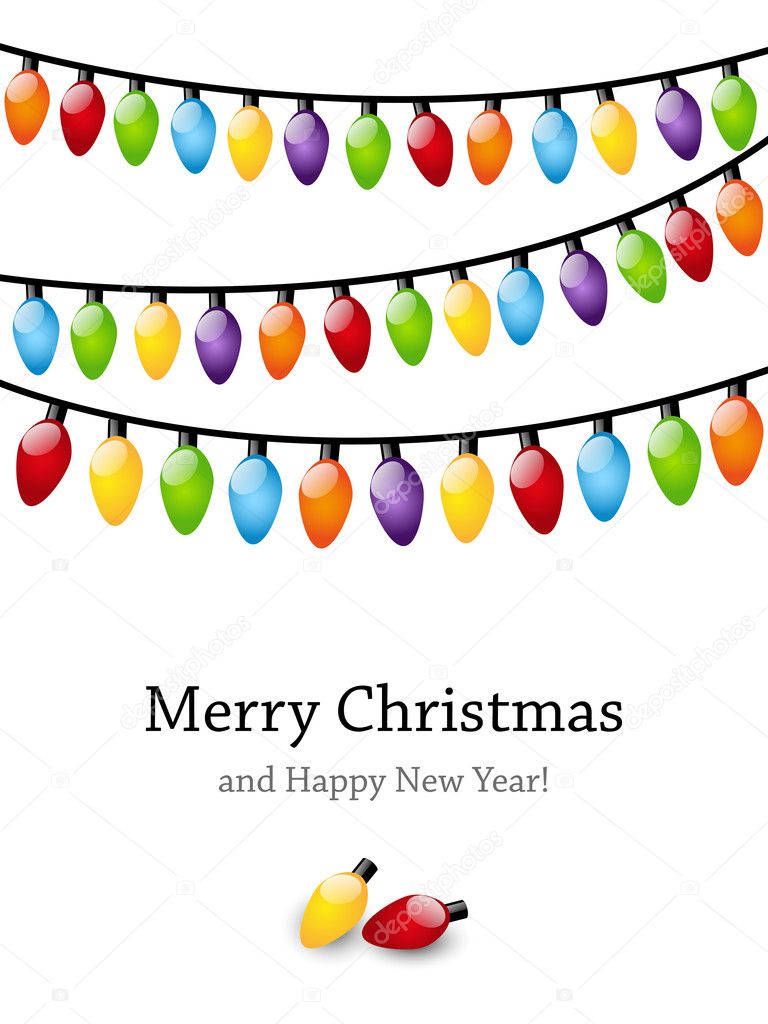 Christmas light bulbs — Stock Vector © Huhli13 #16334651