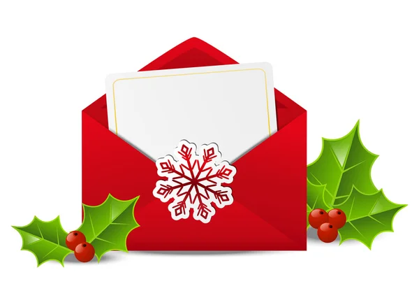 Christmas mail — Stock Vector