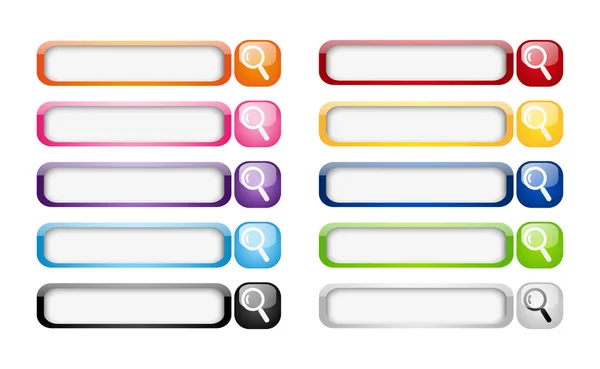 Search buttons — Stock Vector