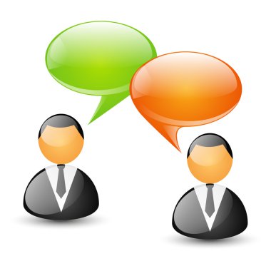 iş Icon - iletişim kavramı