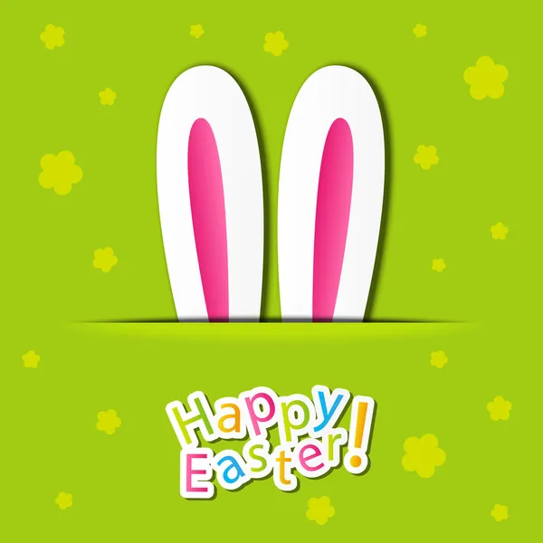 Orejas de conejo de Pascua — Vector de stock