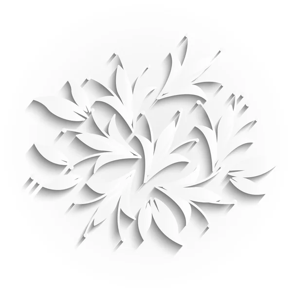 Papier fond floral — Image vectorielle