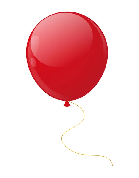 Balão Vermelho —  Vetores de Stock