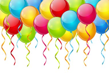 doğum günü balon arka plan