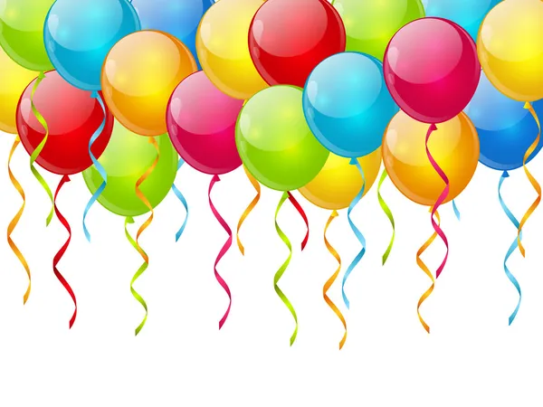 Födelsedag ballong bakgrund — Stock vektor