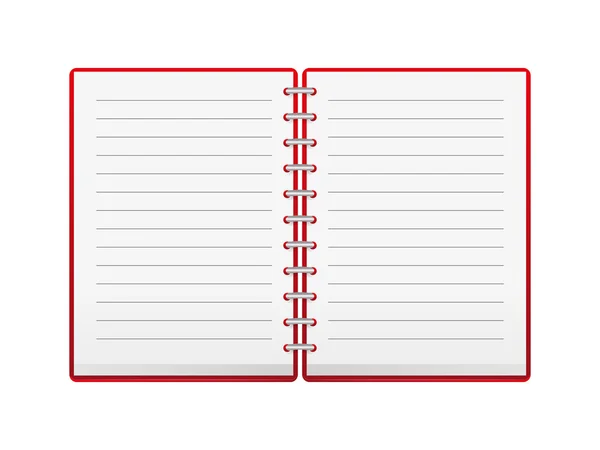 Cuaderno de Vectores — Vector de stock