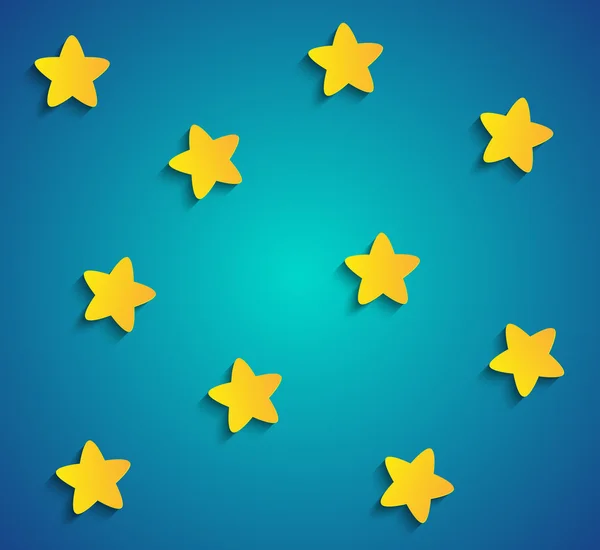 Paper stars — Stock Vector