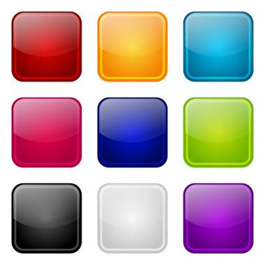 Set of apps color icons