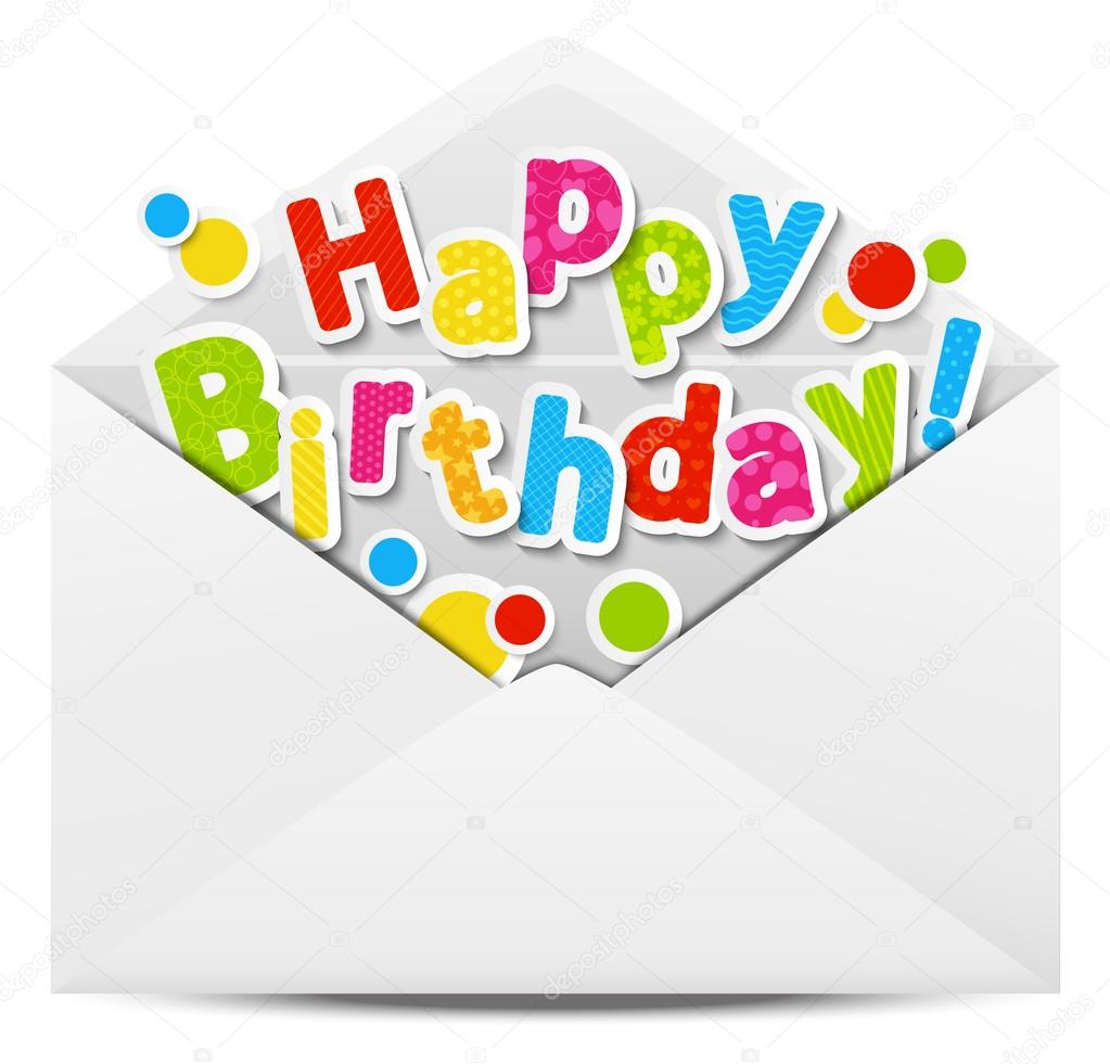 Happy Birthday message in mail