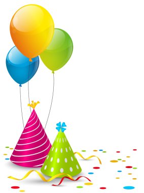 metin için yer ile doğum günü kartı