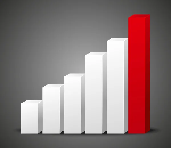 Olumlu grafik simgesi — Stok Vektör