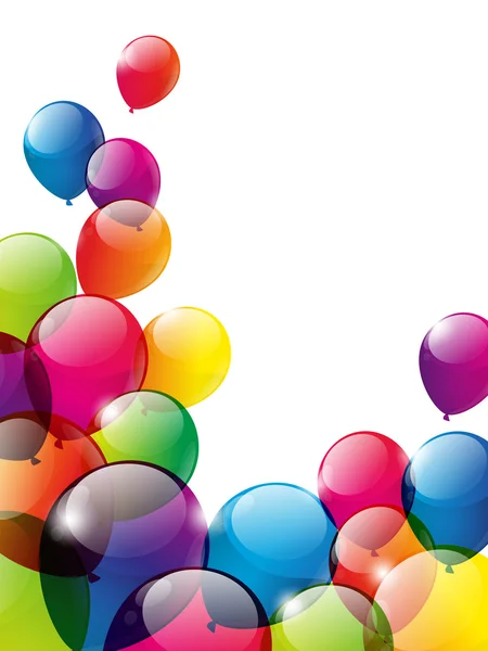 Fondo globos de color — Archivo Imágenes Vectoriales