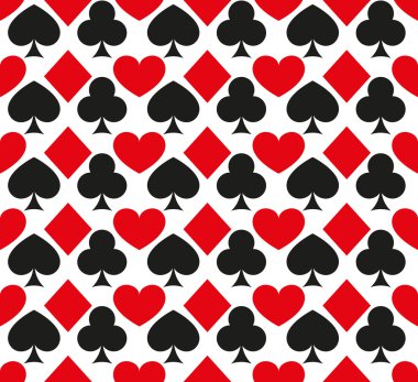 Dikişsiz kartları desen