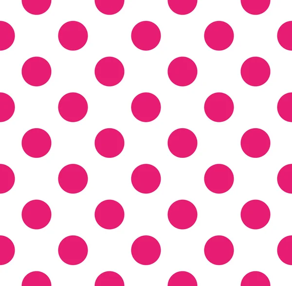 Polka dot vetor padrão sem costura — Vetor de Stock