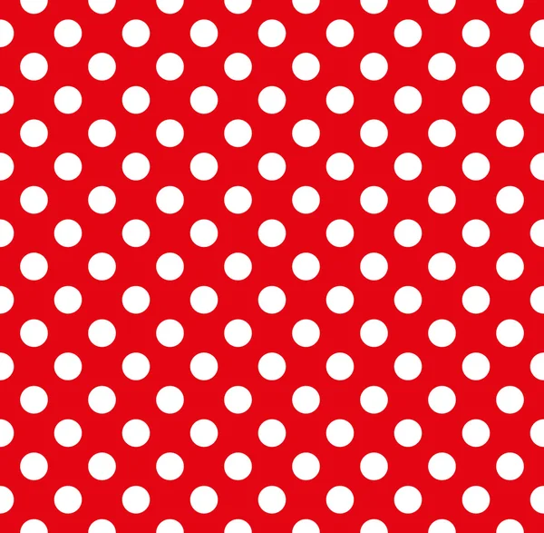 Polka dot vetor padrão sem costura — Vetor de Stock