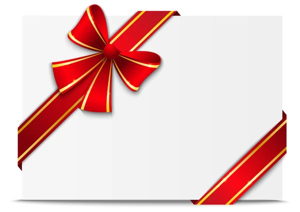 Tarjeta regalo — Vector de stock