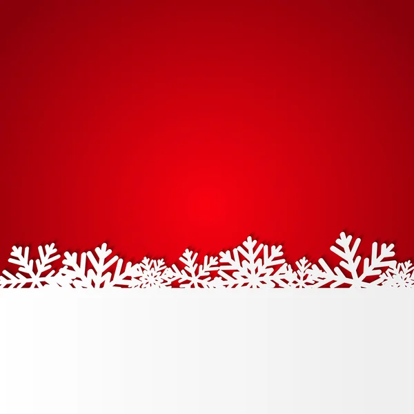 Fond rouge de Noël — Image vectorielle