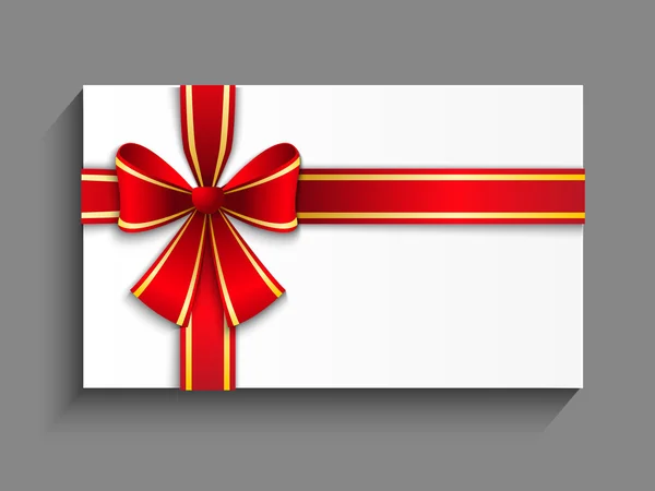 Tarjeta regalo — Vector de stock