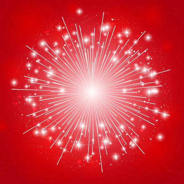 Shiny fireworks — Stock Vector