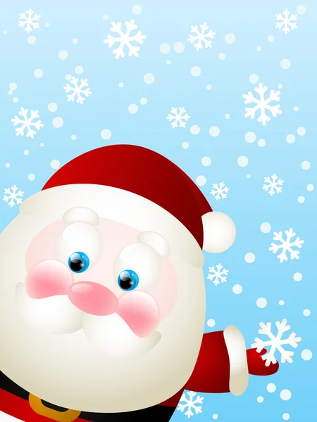 Sevimli Noel Baba — Stok Vektör